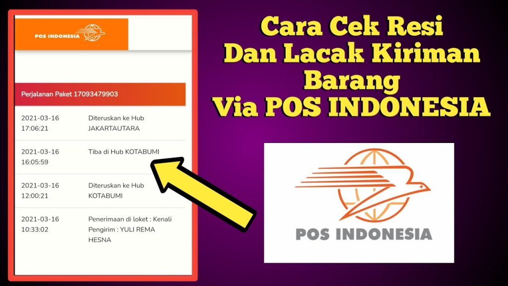 Cek Resi Kantor Pos Indonesia